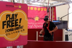 Dentro de Las Ventas Tour Experience los visitantes pueden torear de manera virtual.