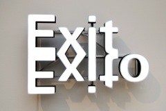 Exit, de la serie Subterfuges, 2018
