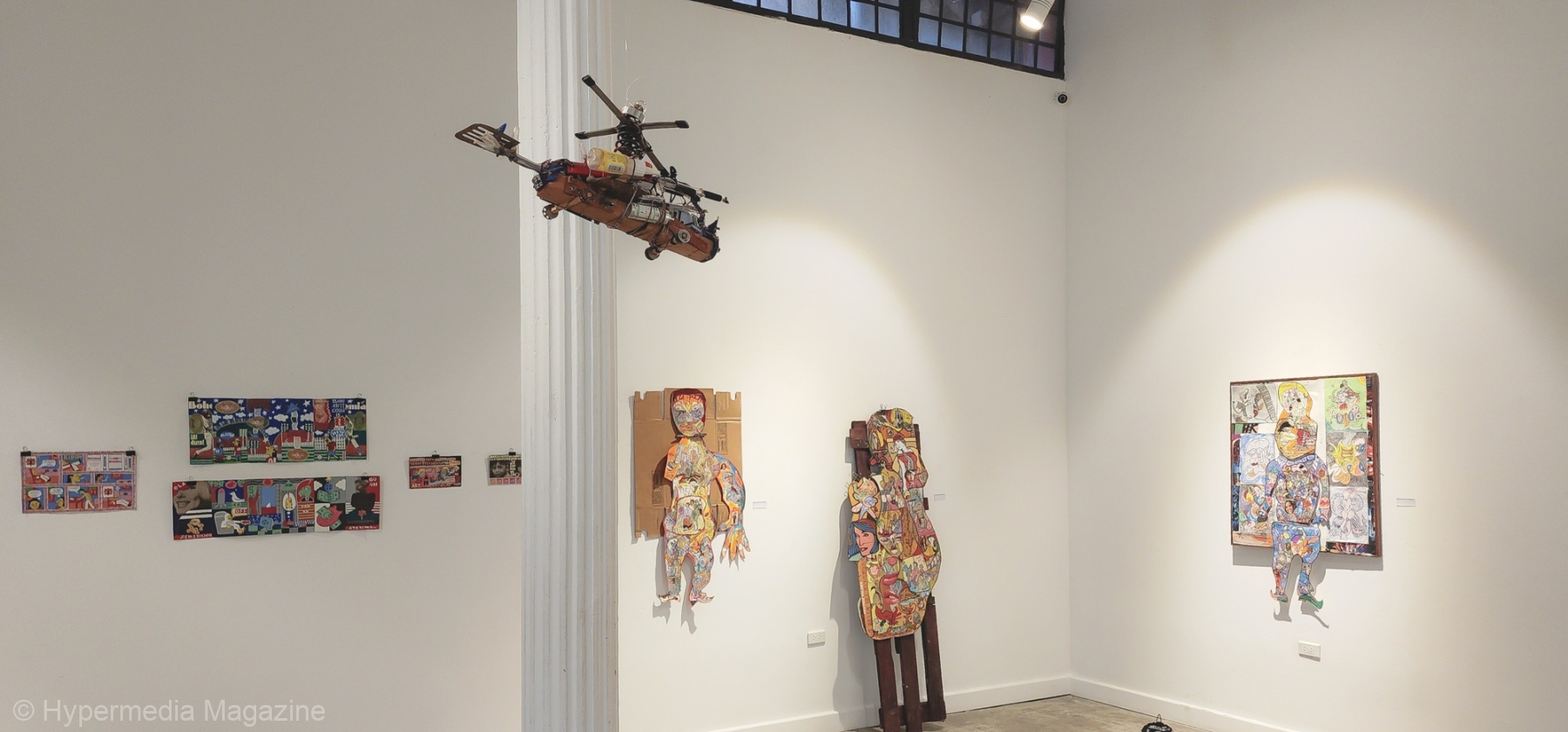 Vista de la exhibición ‘Con voz propia. Outsider Art en La Habana’, Galería Taller Gorría, La Habana, 2023.