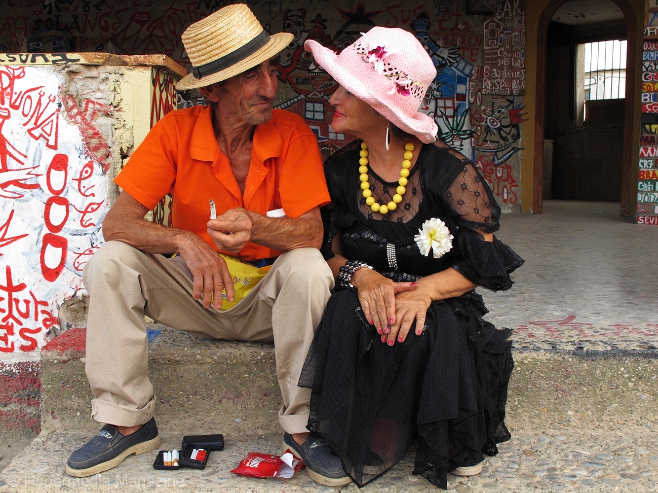 La Pinturitas  y su esposo, 2012