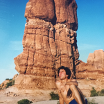 Reinaldo Arenas en Monument Valley, Arizona.